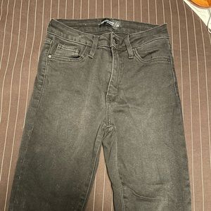 Hust Black High Rise Black Jean